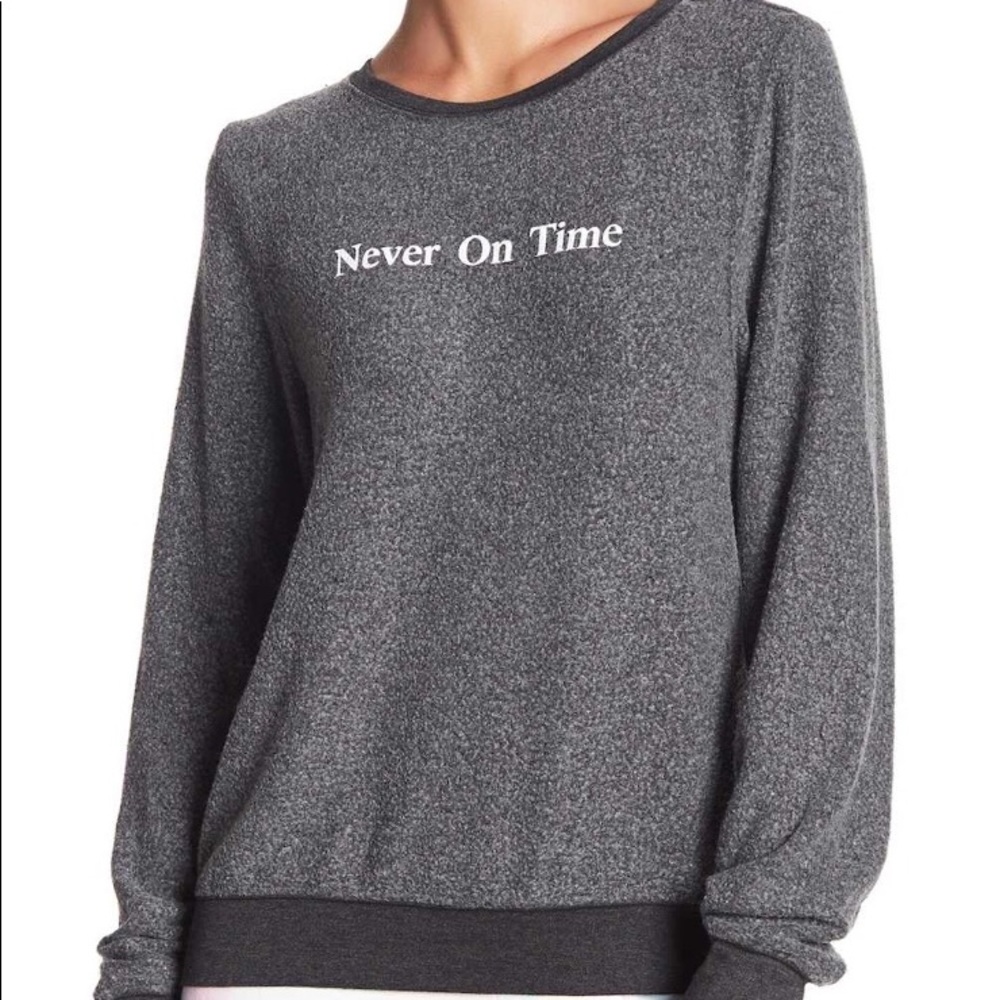Wildfox Never on Time Sweatshirt
